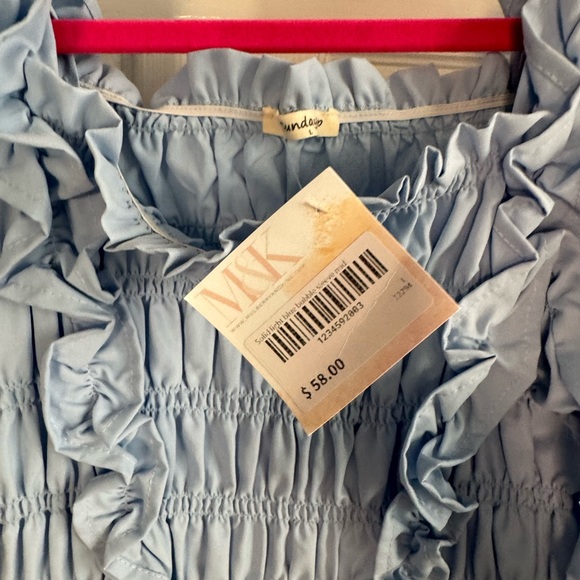 NWT Midi Dress Light Blue - Picture 7 of 13